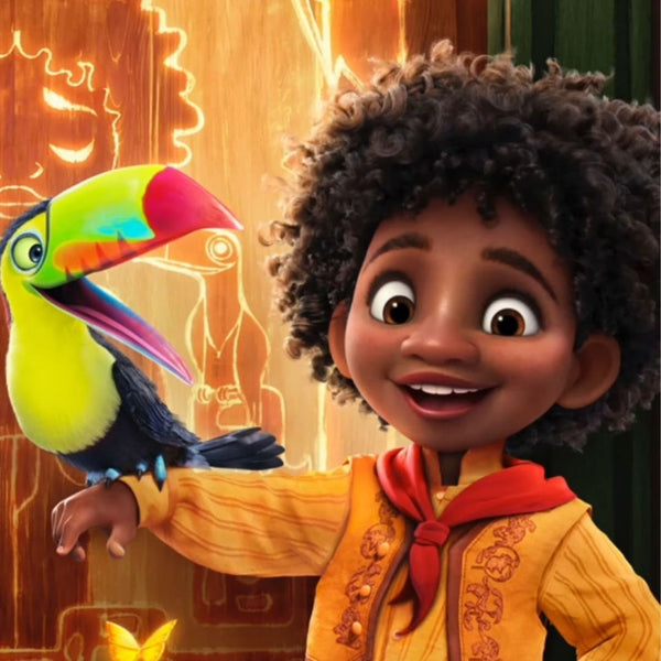 Disney Encanto's Antonio Madrigal rocks his gorgeous afro.